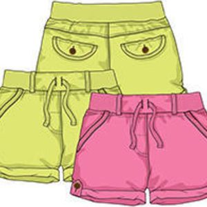 Kraťasy dívčí, Minoti, vibe 8, zelená – 110/116 | 5/6let