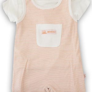 overal letní a tričko, Pidilidi, 950456, oranžová