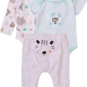 Kojenecký set – body 2 kusy a tepláky, Minoti, Koala 4, bílá – 56/62 | 0-3m