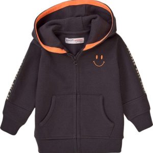 Mikina chlapecká s kapucí celopropínací, Minoti, Really 5, šedá – 92/98 | 2/3let
