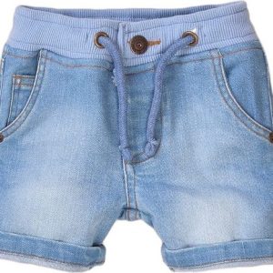 Kraťasy chlapecké džínové, Minoti, Vacay 8, modrá – 98/104 | 3/4let