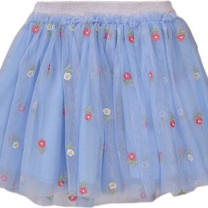 Sukně dívčí vrstvená, Minoti, Chain 5, modrá – 80/86 | 12-18m