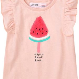 Tílko dívčí, Minoti, Melon 7, růžová – 92/98 | 2/3let