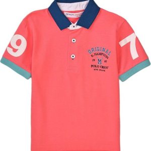 Tričko chlapecké Polo s krátkým rukávem, Minoti, Resort 4, růžová – 98/104 | 3/4let