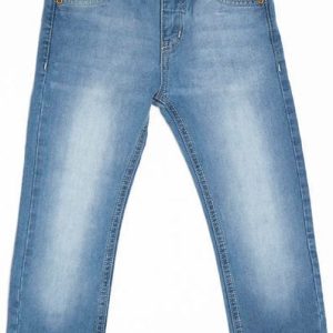 Kalhoty džínové dívčí s elastenem, Minoti, bloom 6, modrá – 80/86 | 12-18m