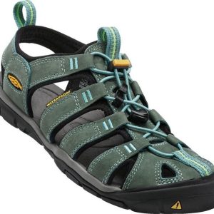 Sandály Clearwater CNX Leather W mineral blue/yellow, Keen, 1014371, modrá – 40.5