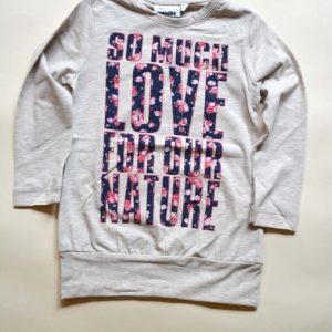 tričko dívčí s dlouhým rukávem, Wendee, ozfb39221-2, krémová – 152 | 12let