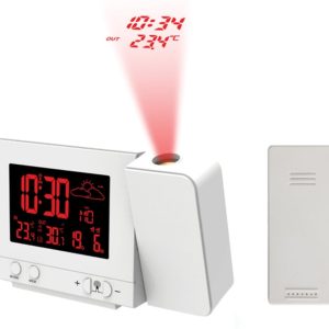 Rádiem řízený budík s projektorem JVD RB3531.2