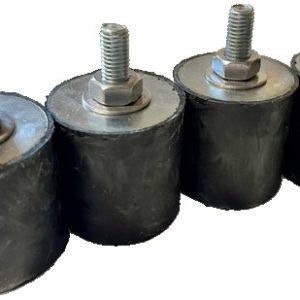 Poolservis Gumové nohy (silentbloky) pod tepelné čerpadlo/klimatizaci (4ks)