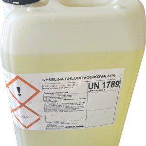 Poolservis Kyselina solná chlorovodíková (HCL) 20L Doprava: Doprava zdarma po ČR