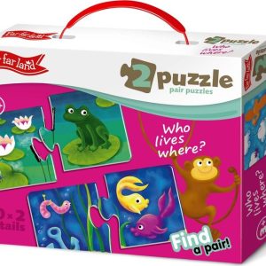Far Far Land Puzzle párovací domečky zvířat, Far Far Land, W022264