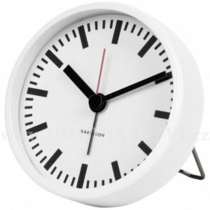 Budík Karlsson 5645WH 9cm