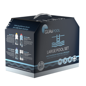 GUAa LARGE POOL set – bazénová chemie – sada pro velký bazén nad 20 m3