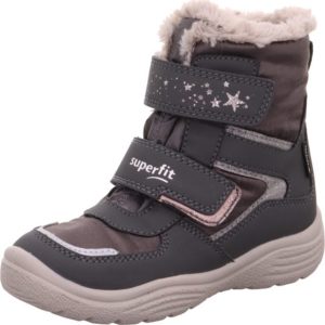 dívčí zimní boty CRYSTAL GTX, Superfit, 1-009098-2000, šedá – 35