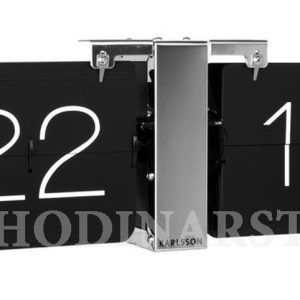 Designové překlápěcí hodiny KA5601BK Karlsson 36cm