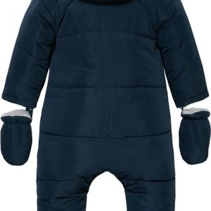 Kombinéza kojenecká zimní podšitá chlupem, Minoti, Polar 7, modrá – 74/80 | 9-12m