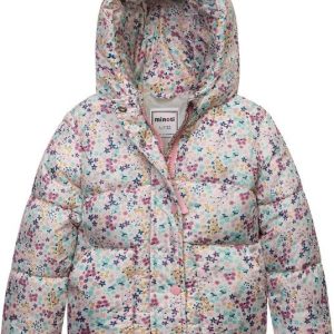 Bunda dívčí nylonová Puffa, Minoti, Teapot 5, růžová – 98/104 | 3/4let