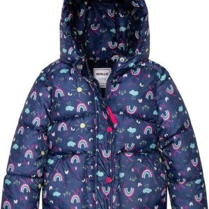 Bunda dívčí nylonvá Puffa, Minoti, Club 3, modrá – 92/98 | 2/3let