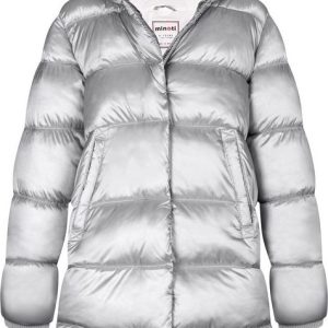 Kabát dívčí nylonový Puffa podšitý microfleecem, Minoti, 12COAT 3, holka – 98/104 | 3/4let