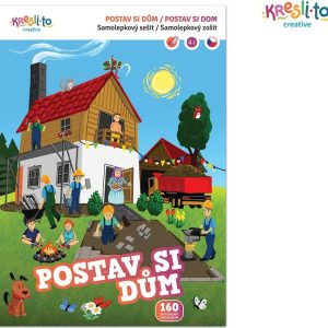 Postav si dům – samolepkový sešit, Kresli.to, W026616