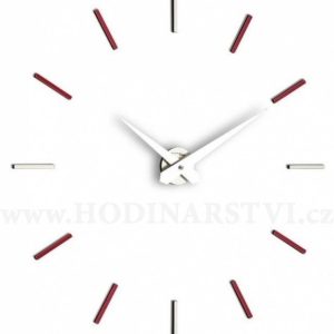 Designové nástěnné hodiny I200MVN red IncantesimoDesign 90-100cm