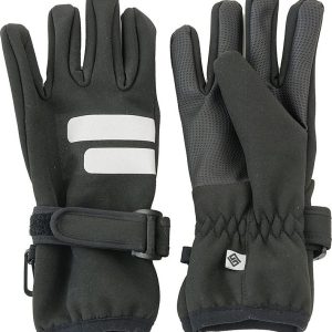 rukavice dětské softshellové prstové, Pidilidi, PD1126-10, černá – 7/9let | 7/9let