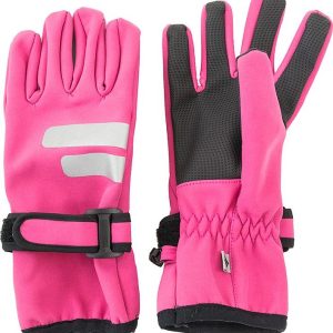 rukavice dívčí softshellové prstové, Pidilidi, PD1126-03, růžová – 7/9let | 7/9let