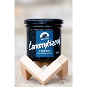 Kvasnička Džem Černorybízový pasírovaný s čekankovým sirupem 165 ml
