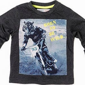 Tričko chlapecké s dlouhým rukávem, Minoti, CROSS 7, modrá – 80/86 | 12-18m