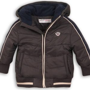 Bunda chlapecká zimní Puffa, Minoti, ALLSTAR 10, šedá – 68/80 | 6-12m