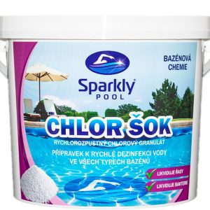 SparklyPool Sparkly POOL Chlor šok 5 kg