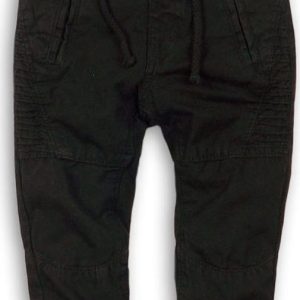 Kalhoty chlapecké s elastenem, Minoti, KID 5, černá – 68/80 | 6-12m