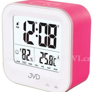 Budík svítící JVD růžový SB9909.2