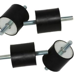Poolservis Kotvení tepelného čerpadla/klimatizace (4ks) – gumové silentbloky – šroub/šroub
