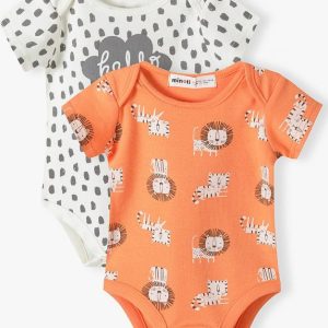 Body kojenecké 2pack, Minoti, hide 4, Kluk – 56/62 | 0-3m