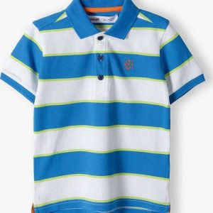 Tričko chlapecké Polo s krátkým rukávem, Minoti, 13polo 11, Kluk – 98/104 | 3/4let