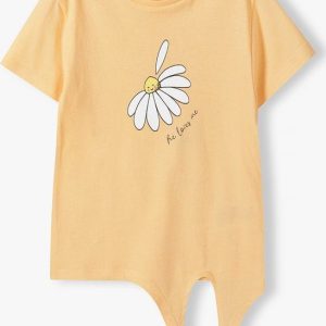 Tričko dívčí s krátkým rukávem zavazovací, Minoti, 14tee 33, Holka – 92/98 | 2/3let