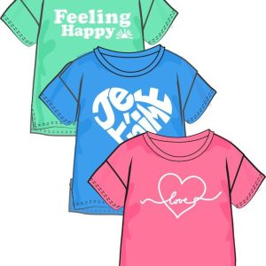 Tričko dívčí s krátkým rukávem 3pack, Minoti, 14tee 53, Holka – 158/164 | 13/14let