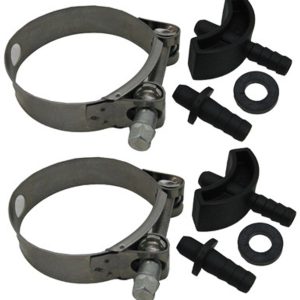 Průchodky a spony na potrubí pro hadičkový chlorátor Astralpool