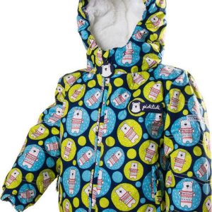 bunda zimní s kožíškem, Pidilidi, PD1035-04, modrá – 80 | 1rok