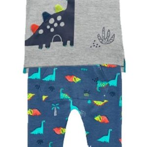 Chlapecký set – tričko a tepláky, Minoti, Spike 6, modrá – 80/86 | 12-18m