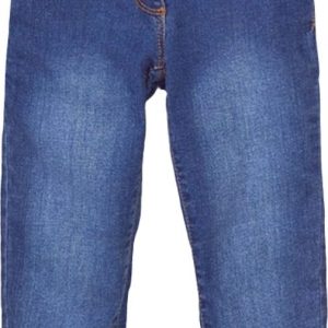 Kalhoty dívčí podšité džínové s elastanem, Minoti, 8GLNJEAN 4, modrá – 98/104 | 3/4let