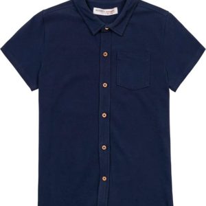 Tričko chlapecké Polo s krátkým rukávem, Minoti, Valley 7, modrá – 98/104 | 3/4let