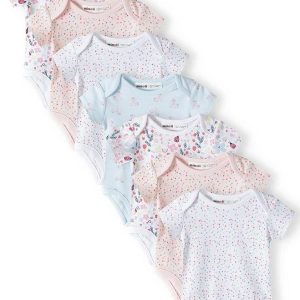 Body kojenecké 7pack, Minoti, 14mbaby 1, Holka – 80/86 | 12-18m