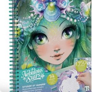 Nebulous Stars nálepkový sešit podle čísel, Sticker by Number, Nebulous Stars, W031457