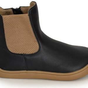 dívčí celoroční boty Barefoot TITA NERO, Protetika, černá – 26