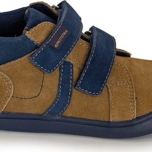 chlapecké celoroční boty Barefoot ELMO BROWN, Protetika, hnědá – 35