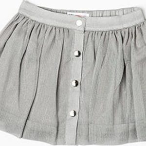 Sukně dívčí skládaná, Minoti, ROSEWOOD 4, šedá – 152/158 | 12/13let