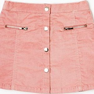 Sukně dívčí s elastenem, propínací, Minoti, ROSEWOOD 9, růžová – 98/104 | 3/4let