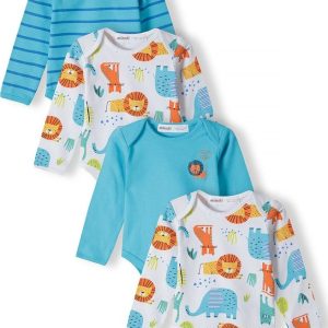 Body kojenecké 4pack, Minoti, 15mbaby 7, kluk – 80/86 | 12-18m